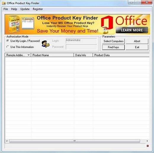 lost microsoft office product key